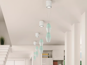 GLACE 4612 - Murano glass spotlight by Patrizia Volpato - view 2